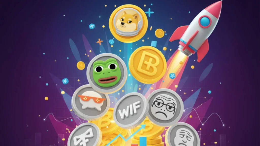 fenómeno financiero de los memecoins